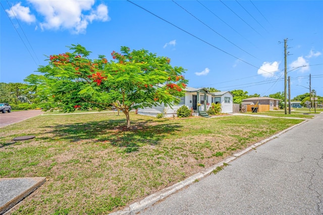 440 42nd St N, Saint Petersburg, FL 33713 - view of front facade featuring a front lawn