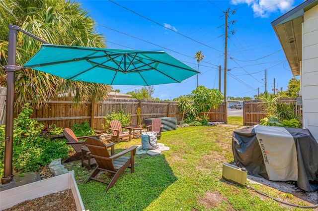 440 42nd St N, Saint Petersburg, FL 33713 - view of yard featuring central air condition unit
