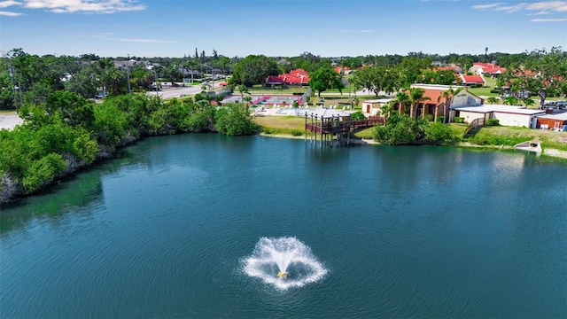1409 57th St W Unit 1409, Bradenton, FL 34209 - drone / aerial view of a large body of water and a tree filled landscape