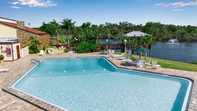1409 57th St W Unit 1409, Bradenton, FL 34209 - community pool with a water view and a patio area