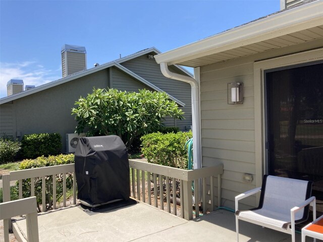 3407 Avenida Madera Unit A, Bradenton, FL 34210 - view of patio / terrace with grilling area