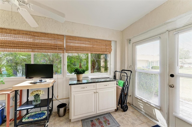 1906 Canterbury Ln Unit 16, Sun City Center, FL 33573 - sunroom / solarium with healthy amount of natural light and french doors