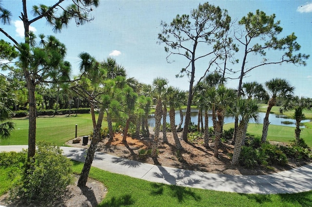 9540 High Gate Dr Unit 1422, Sarasota, FL 34238 - surrounding community featuring a water view and a yard