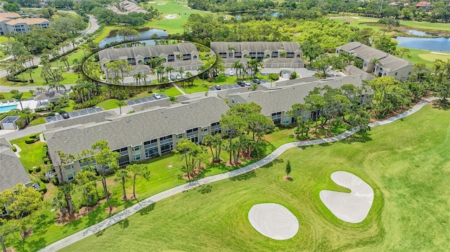 9540 High Gate Dr Unit 1422, Sarasota, FL 34238 - drone / aerial view of a large body of water and a golf course