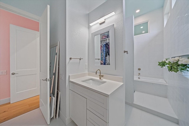 7507 Ascot Ct, University Park, FL 34201 - bathroom with vanity and tile patterned floors