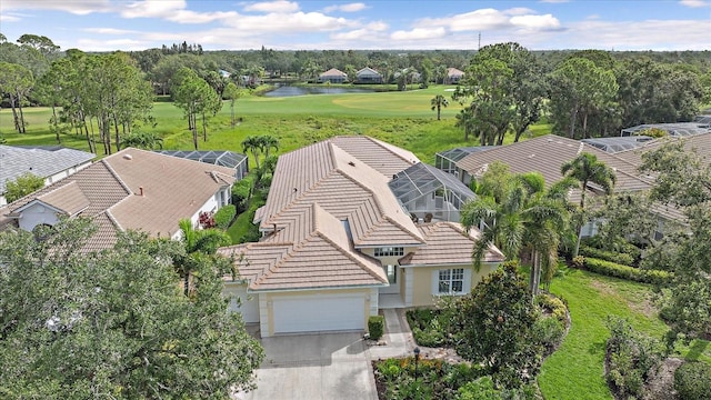 7507 Ascot Ct, University Park, FL 34201 - aerial view of property and surrounding area featuring a local golf course and a nearby body of water