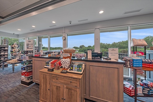 7507 Ascot Ct, University Park, FL 34201 - office space featuring dark carpet and recessed lighting