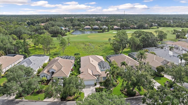 7507 Ascot Ct, University Park, FL 34201 - aerial view of residential area featuring a golf course and a nearby body of water