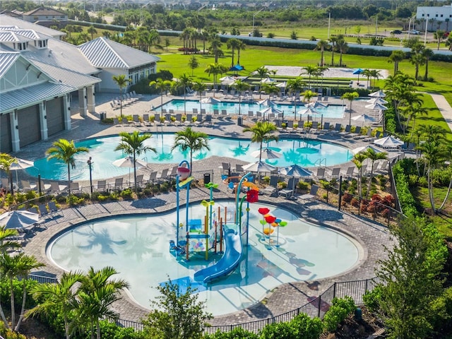 4971 Oyster Pearl St, Bradenton, FL 34211 - drone / aerial view of a pool area