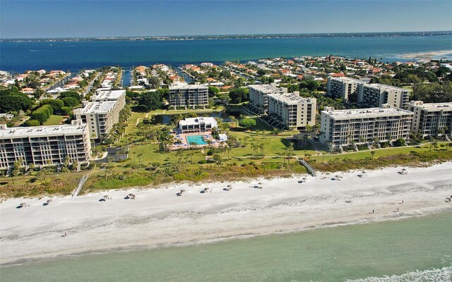 1115 Gulf Of Mexico Dr Unit 304, Longboat Key, FL 34228 - drone / aerial view of extended coastline and apartment complex / building