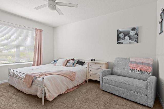 5659 Woodland Sage Dr, Sarasota, FL 34238 - carpeted bedroom with a ceiling fan