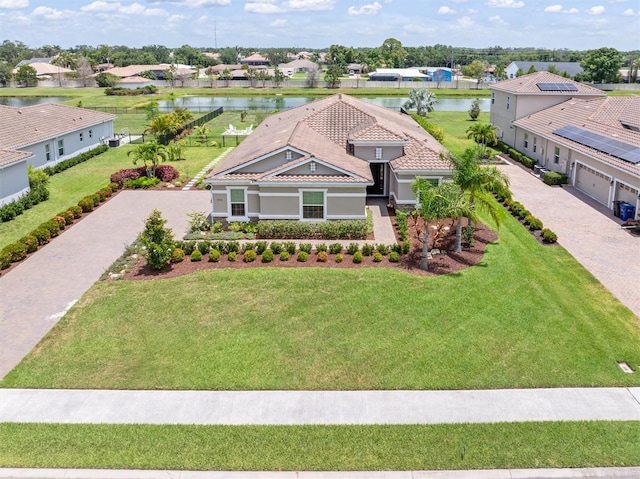 7508 Ripetta St, Sarasota, FL 34240 - aerial view of residential area featuring a large body of water