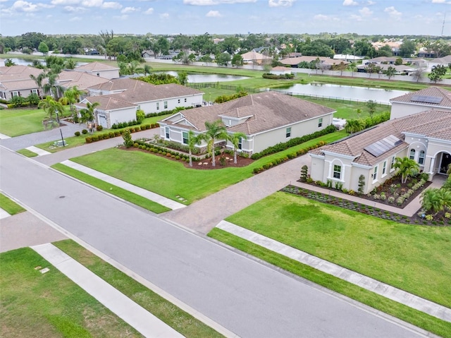 7508 Ripetta St, Sarasota, FL 34240 - aerial perspective of suburban area featuring a large body of water