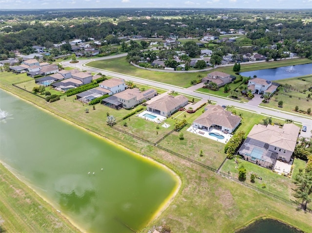 7508 Ripetta St, Sarasota, FL 34240 - aerial perspective of suburban area with a nearby body of water