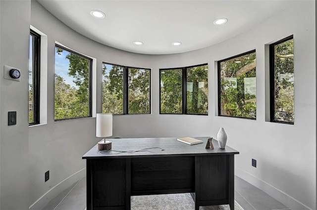 512 Treasure Boat Way, Sarasota, FL 34242 - home office with healthy amount of natural light and recessed lighting