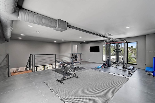 512 Treasure Boat Way, Sarasota, FL 34242 - exercise room featuring recessed lighting