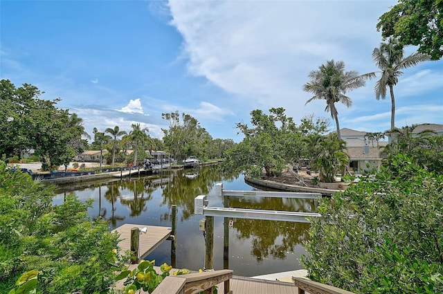 512 Treasure Boat Way, Sarasota, FL 34242 - water view with a dock