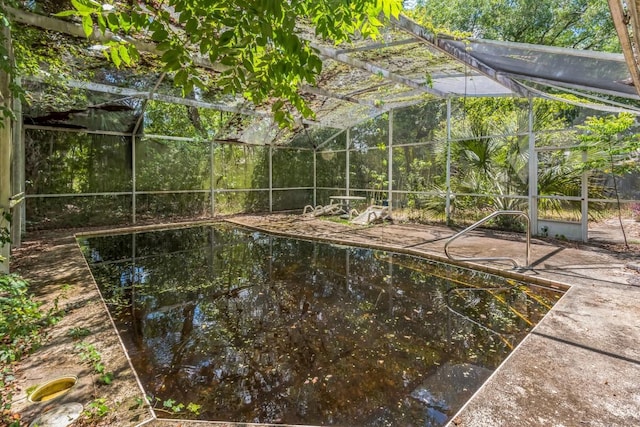 418 W Holly Dr, Orange City, FL 32763 - outdoor pool with glass enclosure