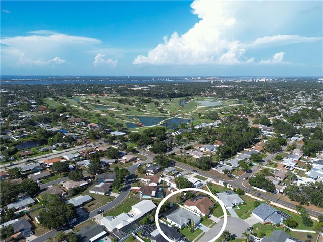 5110 19th Ave W, Bradenton, FL 34209 - aerial overview of property's location with a large body of water and nearby suburban area