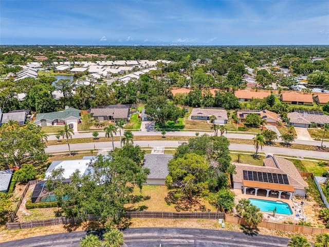 4155 Center Gate Blvd, Sarasota, FL 34233 - aerial perspective of suburban area with a pool area
