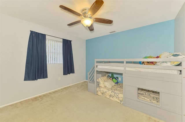 4155 Center Gate Blvd, Sarasota, FL 34233 - bedroom featuring carpet, a ceiling fan, and baseboards