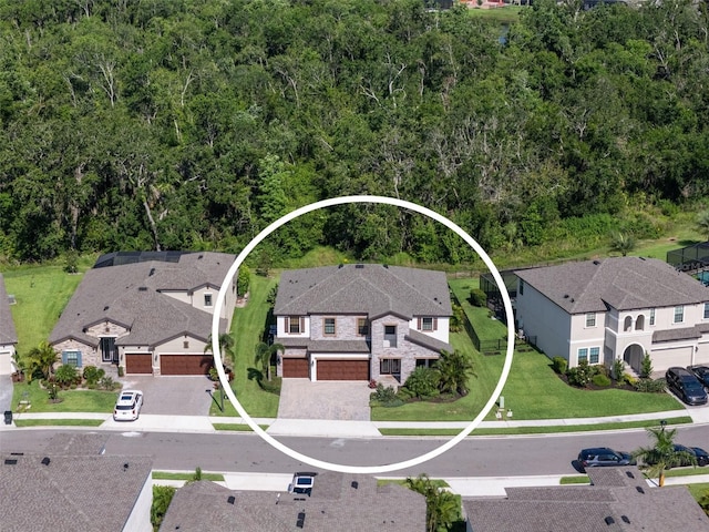 8932 Isabella Cir, Parrish, FL 34219 - aerial perspective of suburban area