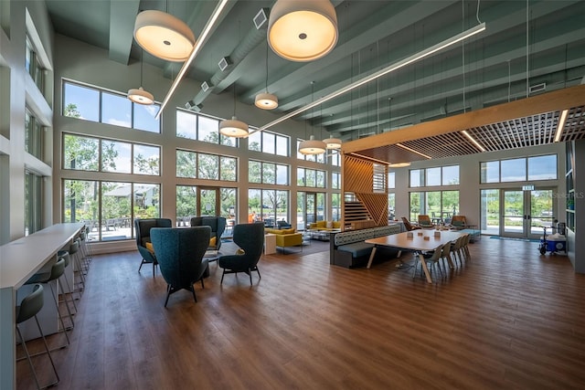 8932 Isabella Cir, Parrish, FL 34219 - community lobby with a high ceiling