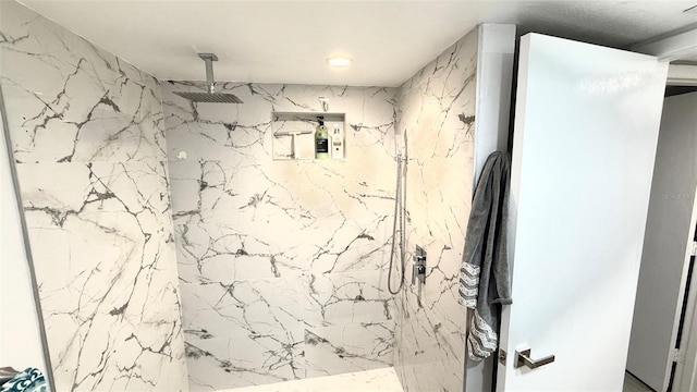6400 46th Ave N Unit 113, Kenneth City, FL 33709 - bathroom with a marble finish shower
