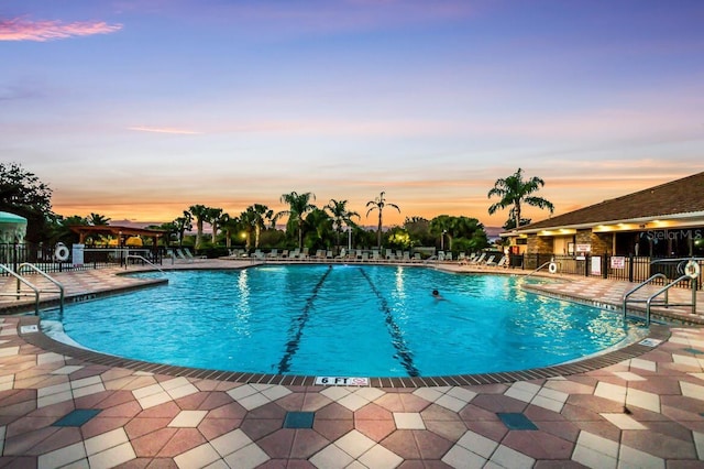 8640 Stone Harbour Loop, Bradenton, FL 34212 - community pool featuring a patio area