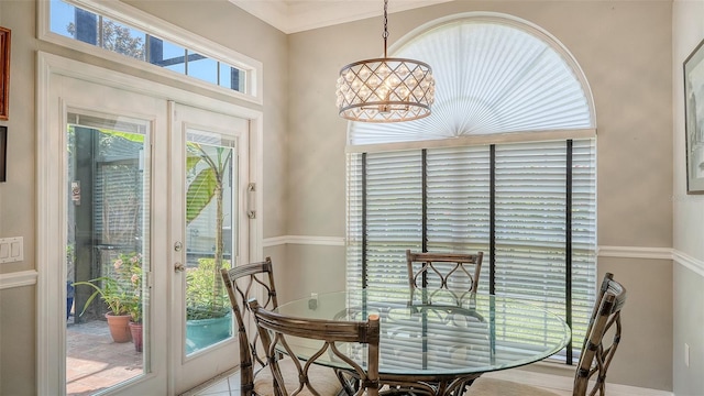 4612 4th Ave E, Bradenton, FL 34208 - dining area with a chandelier