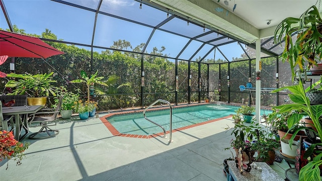 4612 4th Ave E, Bradenton, FL 34208 - outdoor pool with a patio area and a lanai