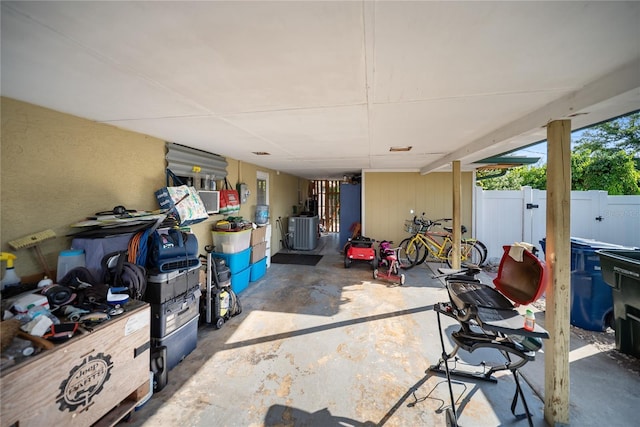 3468 Roslyn Rd, Venice, FL 34293 - view of patio with cooling unit