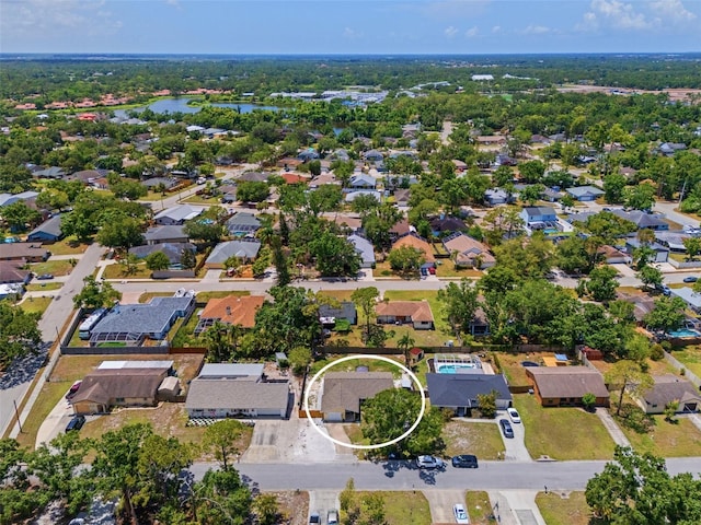 4076 Vana Dr, Sarasota, FL 34241 - aerial view of property and surrounding area with nearby suburban area and a nearby body of water