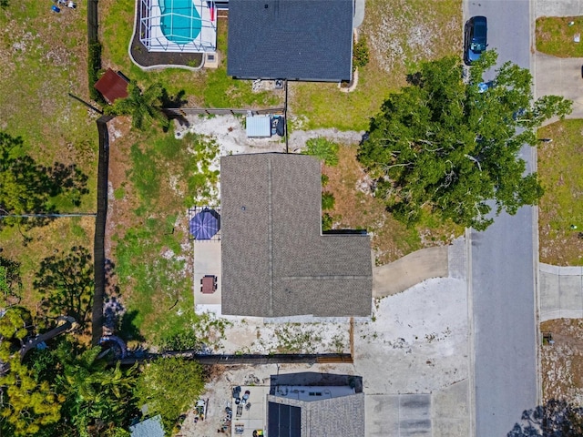4076 Vana Dr, Sarasota, FL 34241 - bird's eye view of a pool area