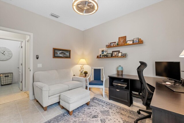 12327 Halfmoon Lake Ter, Bradenton, FL 34211 - view of tiled home office