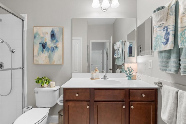 12327 Halfmoon Lake Ter, Bradenton, FL 34211 - bathroom with a tile shower and vanity
