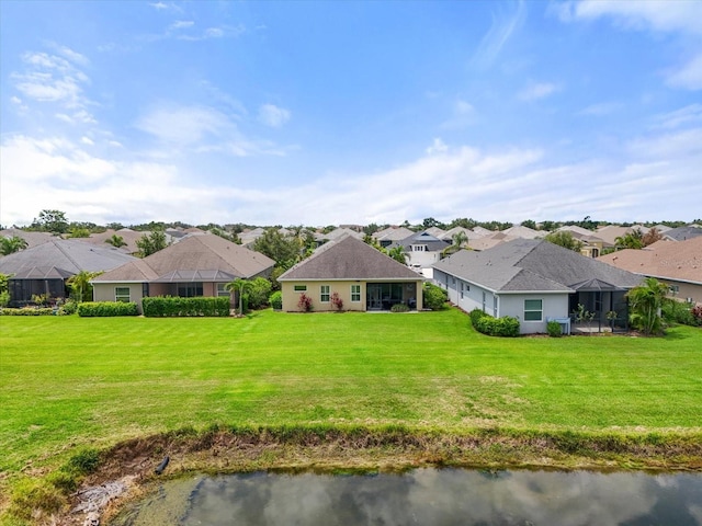 12327 Halfmoon Lake Ter, Bradenton, FL 34211 - aerial view of residential area with a nearby body of water