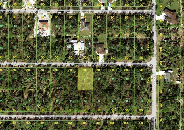17461 Dudley Ave, Port Charlotte, FL 33954 - map of property location with property boundaries highlighted