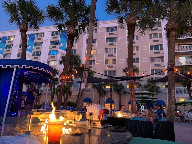 5500 Gulf Blvd Unit 6248, Saint Petersburg, FL 33706 - view of building exterior with an outdoor fire pit