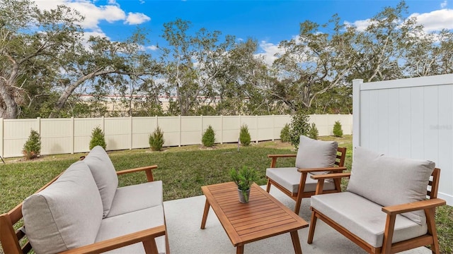 4322 Miller Point Ct, Bradenton, FL 34208 - view of patio / terrace with outdoor lounge area