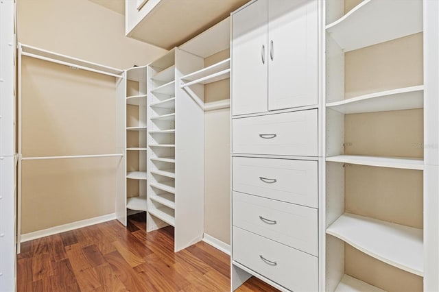 8930 Bloomfield Blvd, Sarasota, FL 34238 - spacious closet featuring wood finished floors