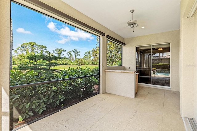 8930 Bloomfield Blvd, Sarasota, FL 34238 - view of unfurnished sunroom