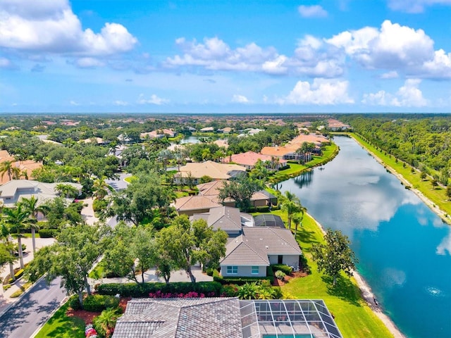 8930 Bloomfield Blvd, Sarasota, FL 34238 - aerial perspective of suburban area featuring a large body of water