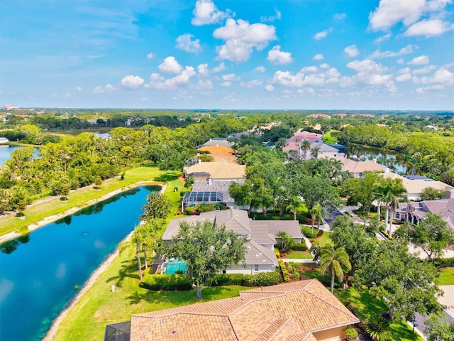8930 Bloomfield Blvd, Sarasota, FL 34238 - aerial view of residential area featuring a nearby body of water