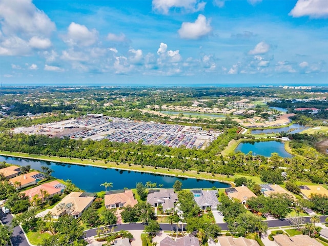 8930 Bloomfield Blvd, Sarasota, FL 34238 - aerial perspective of suburban area with a nearby body of water
