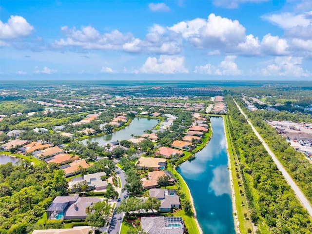 8930 Bloomfield Blvd, Sarasota, FL 34238 - aerial perspective of suburban area with a nearby body of water