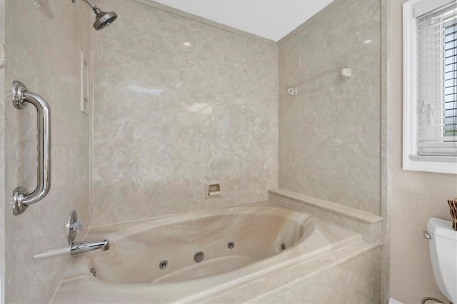 7913 19th Avenue Dr W, Bradenton, FL 34209 - full bathroom with toilet and a combined bath / shower with jetted tub