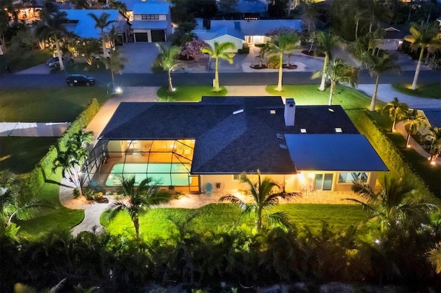 7913 19th Avenue Dr W, Bradenton, FL 34209 - view from above of property with a pool area