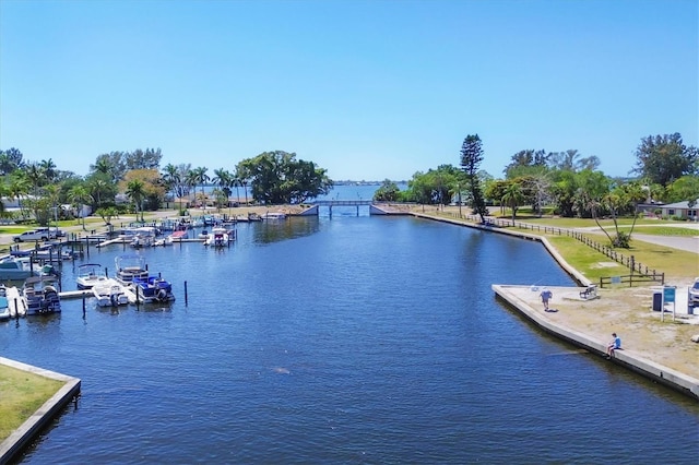 7913 19th Avenue Dr W, Bradenton, FL 34209 - dock featuring a water view