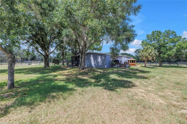 12714 Tyler Run Ave, Odessa, FL 33556 - view of yard with a deck